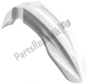 RTECH 561225198 mudguard front kawasaki white - Bottom side