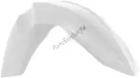 561625060, Rtech, Spatbord vented fr kawa white pre-hole vented    , Nieuw