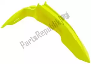 RTECH 561235320 mudguard front suzuki neon yellow - Bottom side
