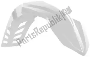 RTECH 561640082 fender vented front yamaha white - Bottom side