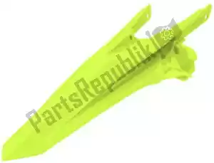 RTECH 561430346 garde boue arrière ktm jaune fluo - La partie au fond