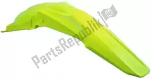 RTECH 561435395 garde boue arrière suzuki jaune fluo - La partie au fond