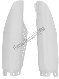 RTECH 562410036 bs vv fork protectors honda white - Bottom side