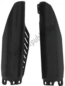 RTECH 562410018 bs vv fork protectors honda black - Bottom side