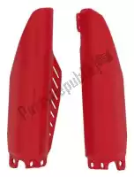 562410024, Rtech, Bs vv fork protectors honda red    , New