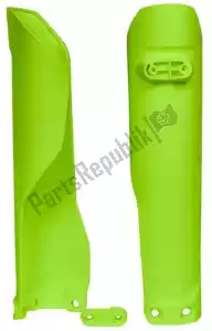 RTECH 562420067 bs vv fork protectors husqvarna neon yellow - Bottom side