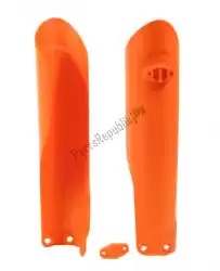 Ici, vous pouvez commander le protections de fourche bs vv ktm (oe) 17 ktm orange auprès de Rtech , avec le numéro de pièce 562430170: