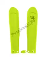 562430175, Rtech, Bs vv fork protectors ktm neon yellow    , New