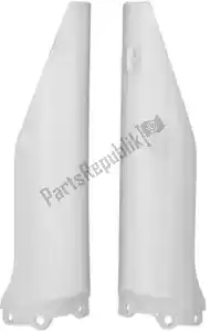 RTECH 562425126 bs vv fork protectors kawasaki white - Bottom side