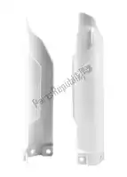 562425123, Rtech, Bs vv fork protectors kawasaki white    , New