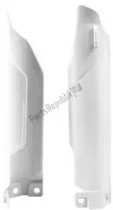 RTECH 562425123 bs vv fork protectors kawasaki white - Bottom side