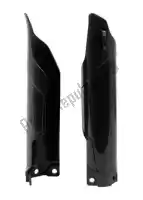 562425090, Rtech, Bs vv fork protectors kawasaki black (oe)    , Nieuw