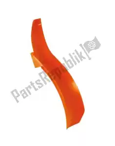 RTECH 567230211 tela amortecedor traseiro ktm laranja - Lado inferior