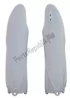 562440234, Rtech, Bs vv fork protectors yamaha white (oe)    , Nieuw