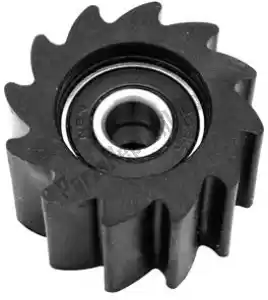 RTECH 568135100 div chain roller int 8 mm ext 8 mm black - Bottom side