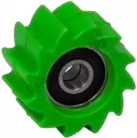 568135102, Rtech, Rodillo de cadena div int 8 mm ext 8 mm verde    , Nuevo