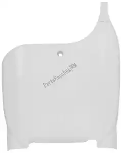 RTECH 565210160 np front number honda white (oe) - Bottom side