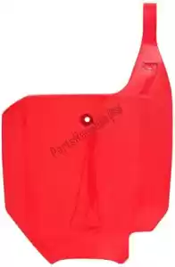 RTECH 565210125 np front number honda red - Bottom side