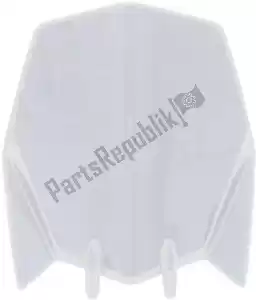 RTECH 565220215 np front number husqvarna white (oe) - Bottom side