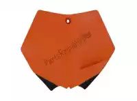 565230385, Rtech, Np front number ktm orange (oe)    , New