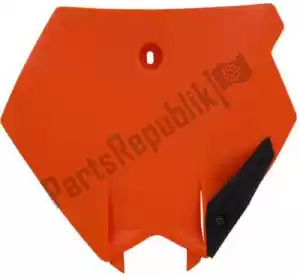 RTECH 565230375 np front number ktm orange (oe) - Onderkant