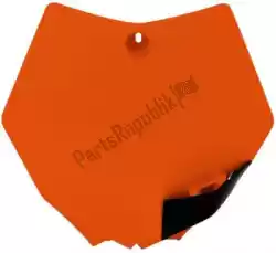 Here you can order the np front number ktm orange from Rtech, with part number 565230350: