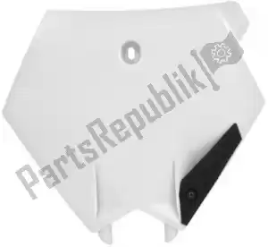 RTECH 565230395 np front number ktm white - Bottom side