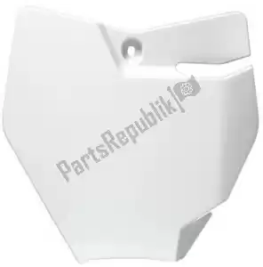 RTECH 565230417 np front number ktm white (oe) - Bottom side
