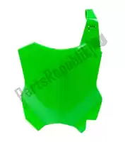 565225276, Rtech, Np numero anteriore kawasaki verde    , Nuovo