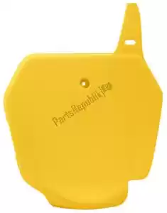 RTECH 565235480 np front number suzuki rmz yellow (oe) - Bottom side