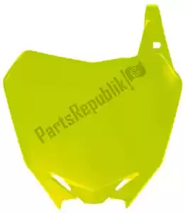 RTECH 565235485 np front number suzuki neon yellow - Onderkant