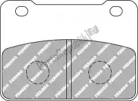 0952291E, Ferodo, Remblok fdb2291ef brake pads organic    , Nieuw