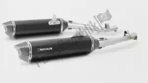 REMUS 0564783089917LR exh set black hawk acero inoxidable raza negra - Lado inferior