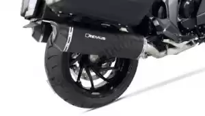 REMUS 0564783089917LR exh set black hawk acero inoxidable raza negra - Lado derecho