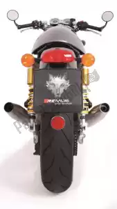 REMUS 007502918516LR exh set custom stainless steel matt eec - Left side