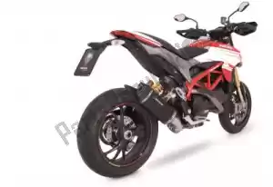 REMUS 0564782156516 exh set black hawk acciaio inox nero - Lato superiore