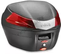 870240220, Givi, Givi b34nmal kufer centralny monolock 34 ltr. czerwona soczewka    , Nowy