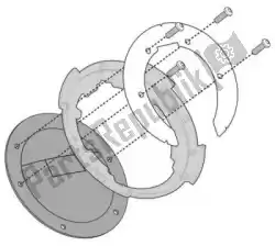 Here you can order the givi bf17-sp. Flange for easylock tank bag from Givi, with part number 870662074: