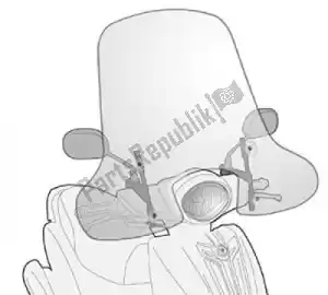 GIVI 87718008 givi 2114a-windshield transp yamaha delight - Lado inferior