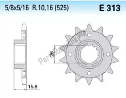 Here you can order the ktw front 16t from Chiaravalli, with part number 3509016: