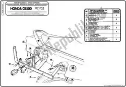 Tutaj możesz zamówić givi 250f monorack cb500 97 od Givi , z numerem części 87110060: