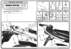 Qui puoi ordinare givi 336f monorack tdm850 96-up da Givi , con numero parte 87118211: