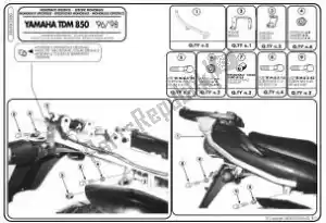 GIVI 87118211 givi 336f monorack tdm850 96-up - Il fondo