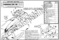 87112231, Givi, Givi 422f monorack zzr1100 93-00    , Nuovo