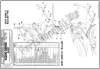 87114060, Givi, Givi 511f monorack gsf600/1200 95-96    , Nouveau