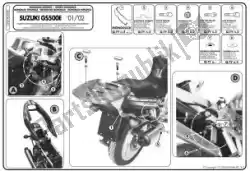 Aqui você pode pedir o givi 526f monorack gs500e 01 em Givi , com o número da peça 87114042: