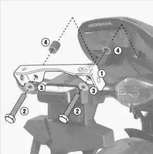 GIVI 87110212 givi 1137kit kit for gplx1137 - Bottom side