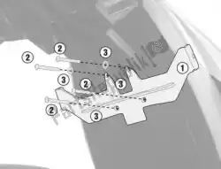 Here you can order the givi 3110kit-install kit for tst3110 from Givi, with part number 870996571: