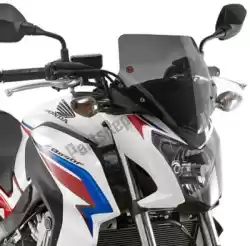 Here you can order the givi d1138s-screen cbr 650 f 2014 smoked from Givi, with part number 87710059: