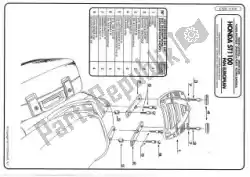 Here you can order the givi e190 monorack st1100 from Givi, with part number 87110370: